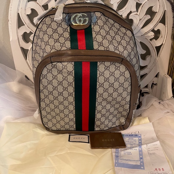 Gucci Handbags - Gucci Ophidia Large Backpack